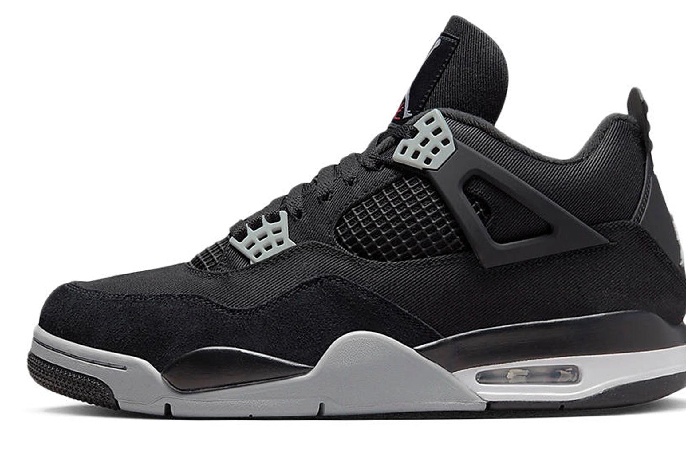 4 SE Retro Black Air Jordan Canvas 0723